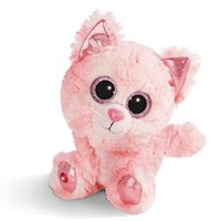 Nici Glubschis Kuscheltier Katze Dreamie 15Cm, PlüSchtier Mit GroßEn Glitzerauge
