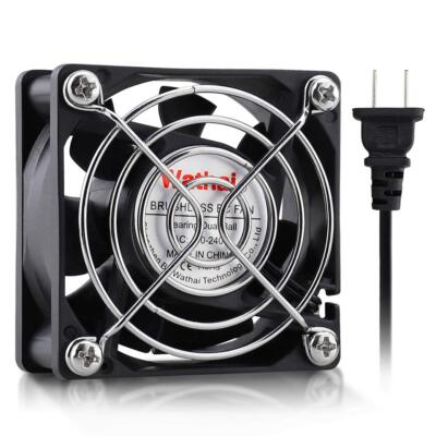 EC Brushless Cooling Fan AC 110V 115V 120V 220V 240V Axial Fan Ball 60mm x 25mm