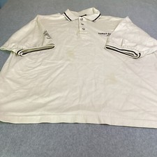 Vintage Harley Davidson Embroidered Polo Xl Biker Pre-Shrunk Made In USA STAINED