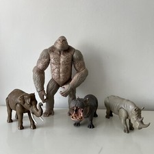 George Rampage 16? Lanard Jumanji Animals Rhino Hippo Elephant Plus Sounds