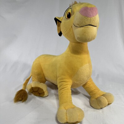Disney The Lion King Large 20'' Inch Simba Plush Doll 2002 Hasbro ~ SHIPS FAST!!!