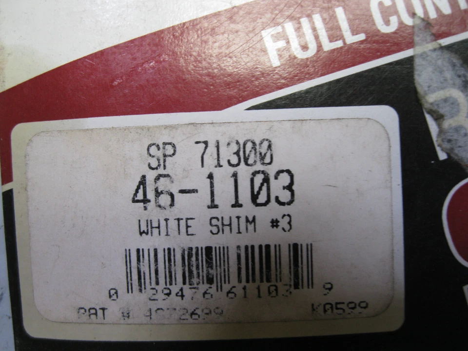 Northstar 46-1103 Alignment Camber/Toe Shim Foto 4 de 4