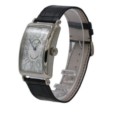 Franck Muller Long Island Crazy Hour Platinum Auto Watch Ref# 1200