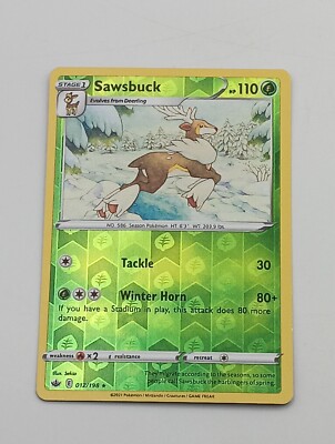 Pokémon TCG Einzelkarte Sawsbuck bespielt