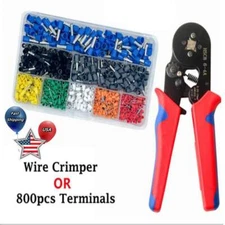 Electrical Wire Connectors Cord Pin End Bootlace Ferrule Crimp Terminals 800Pcs