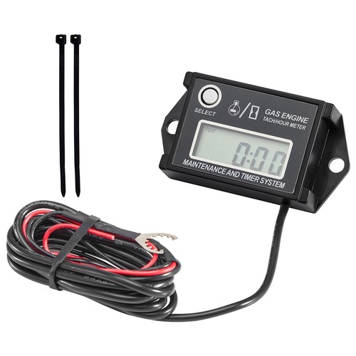 Waterproof Tachometer Tiny Tach/Hour Meter for 2 Stroke & 4 Stroke Small Engine - Picture 15 of 24