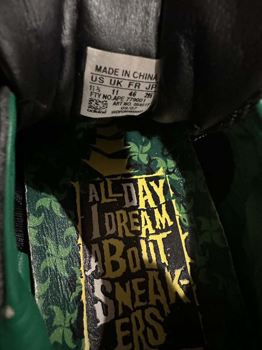 RARE ADIDAS ZX600 C-LAW GREEN YELLOW BLACK SZ11.5 ALL DAY I DREAM ABOUT SNEAKERS s-l400.jpg main image 3
