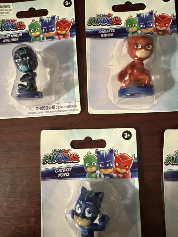 PJ Masks Topper2" Micro Figuras Lote De 40 Owlette Gekko Catboy Romeo Noche Ninja Foto 2 de 4