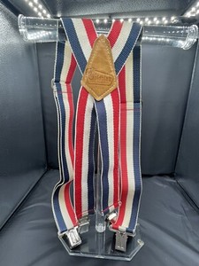 Goldblatt Tool Co Suspenders Red White & Blue #09698 Vintage Americana