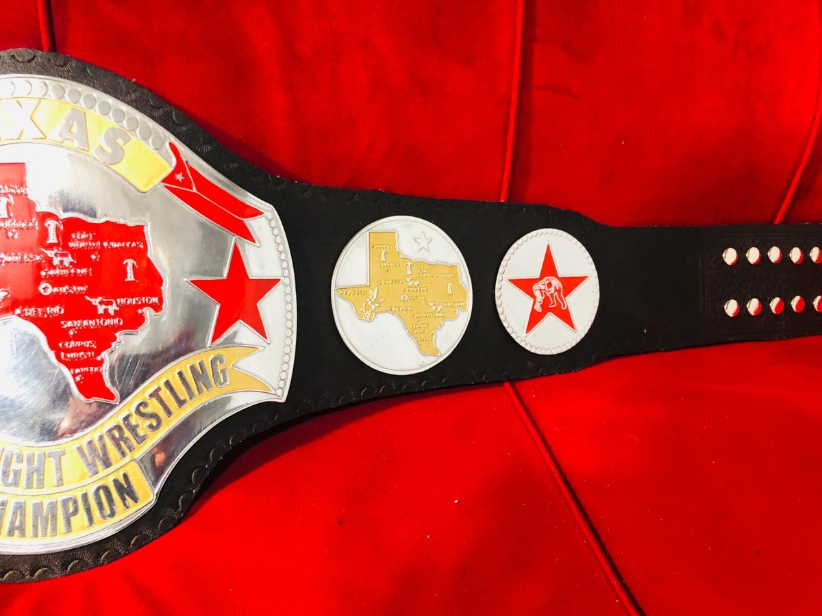 NWA Texas Heavyweight Championship Wrestling Replica Belt 2mm Zinc