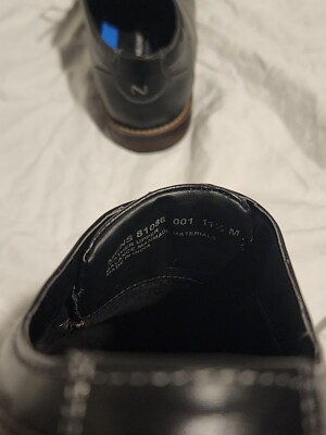 専用ページD Nunn Bush Mens 11.5 Black Leather Casual Oxford Shoes 81086