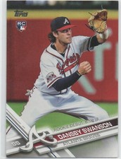 2017 Topps Update #US247 Dansby Swanson ATLANTA BRAVES Debut Rookie Card 2. rookie card picture