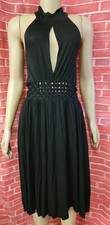 Tna Black Size Small Cutout Women's Slip Dress #C4