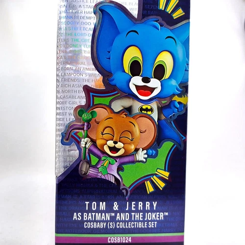 WB x Hot Toys COSB1024 Tom y Jerry como Batman y el Joker Cosbaby [En stock]