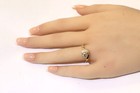 14k yellow gold .55ct Natural Diamond vintage antique ring 3.9g SI2 J estate 8.5 — photo 7