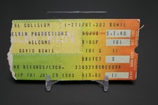 DAVID BOWIE TICKET STUB /JULY 29, 1983