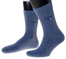 3 Paar Herren-Baumwollsocken, mit Motiv, Made in Germany, marine
