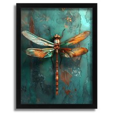 Dragonfly Wall Art Print Dragonfly Print Painting Poster Dragonfly Art Picture