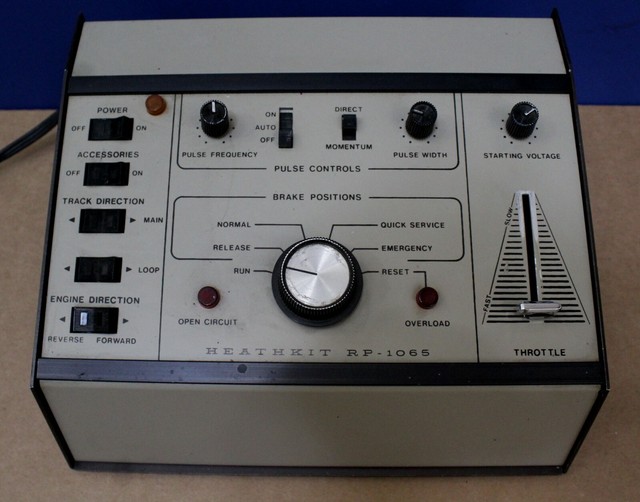 Vintage Heathkit Electronic Throttle HO Train Controller Model Rp1065