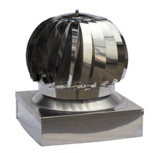 Tirafumo Girevole In Acciaio Inox 304 Per Camino Rettangolare cm 27x37
