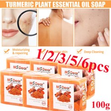 6/3x Tumeric Soap Skin Whitening Dark Spots lightening Acne Brightening Turmeric