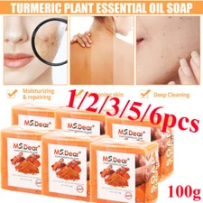 6/3x Tumeric Soap Skin Whitening Dark Spots lightening Acne Brightening Turmeric