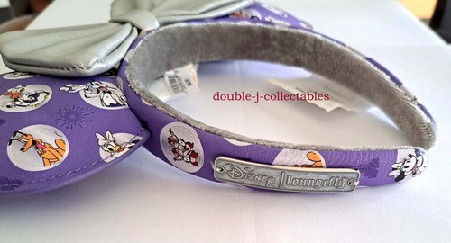 Disney 100 Years Minnie Mouse Headband Ears Mickey & Friends Loungefly NEW - Picture 3 of 3