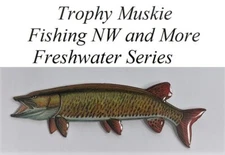 Trophy Muskie Hat or Lapel Pin - Freshwater Series