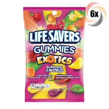 6x Bags Lifesavers Gummies Exotics Assorted Flavor Candy 7oz  Fast Shipping 