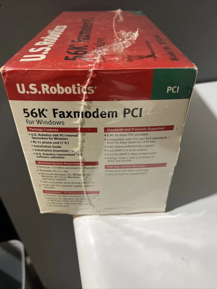 USRobotics 3Com 3CP5699A Computer Internal Modem Card PCI 56K New Genuine - Image 2 of 4