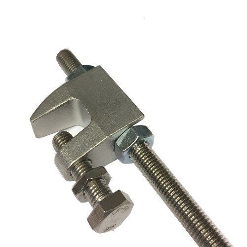 M8 Stainless Steel Premier Flange Clamps x 2 Quantity