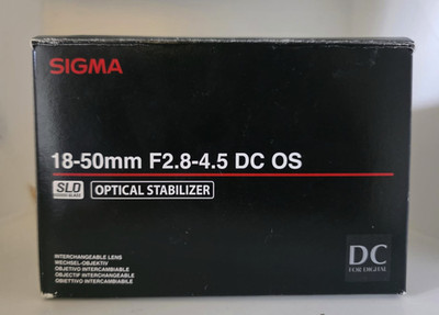 Sigma 18-50mm F2.8-4.5 DC OS HSM für Sony 18-50mm F2.8-4.5 DC OS HSM SO 861205