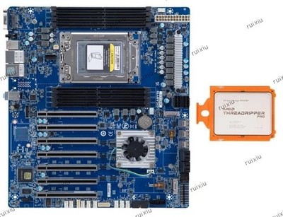AMD Ryzen Threadripper PRO 5975WX 3945/5995WX ＋Gigabyte MC62-G41 Mainboard