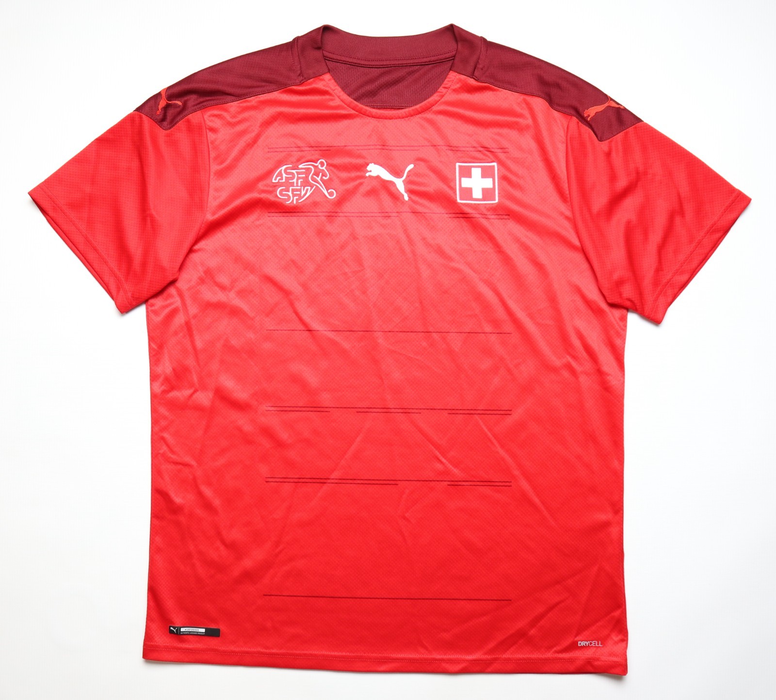 SWITZERLAND 2020/2022 HOME FOOTBALL SHIRT KIT JERSEY TRIKOT PUMA SIZE L LARGE