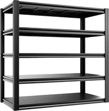 5-Tier 55" W x 24" D x 84" H Garage Shelving 3000LBS Storage Shelves Heavy Duty