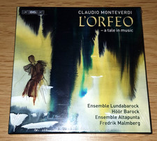 CLAUDIO MONTEVERDI - L'ORFEO - A TALE IN MUSIC - 2 SACD CD STEREO SURROUND - NEW