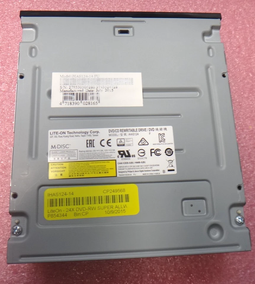 LITE-ON iHAS124-14FU M-Disc DVD/CD Rewritable Drive/DVD - Image 3 of 4