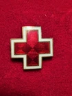 Original WW2 US Military RED CROSS pin maker marked Sterling