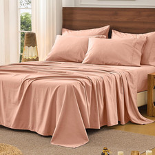 100 French Pure Linen Sheets Queen Size Breathable and Cooling Flax