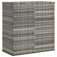 Garden Cushion Box PE Rattan Patio Storage Box Multi Colours/Sizes vidaXL