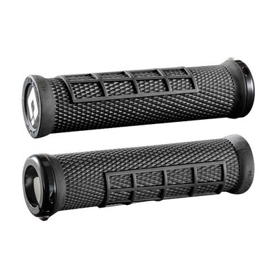 Lenkergriffe Elite Flow MTB Lock-On 2.1 Schwarz 130mm 121700001 Odi Fahrrad MTB