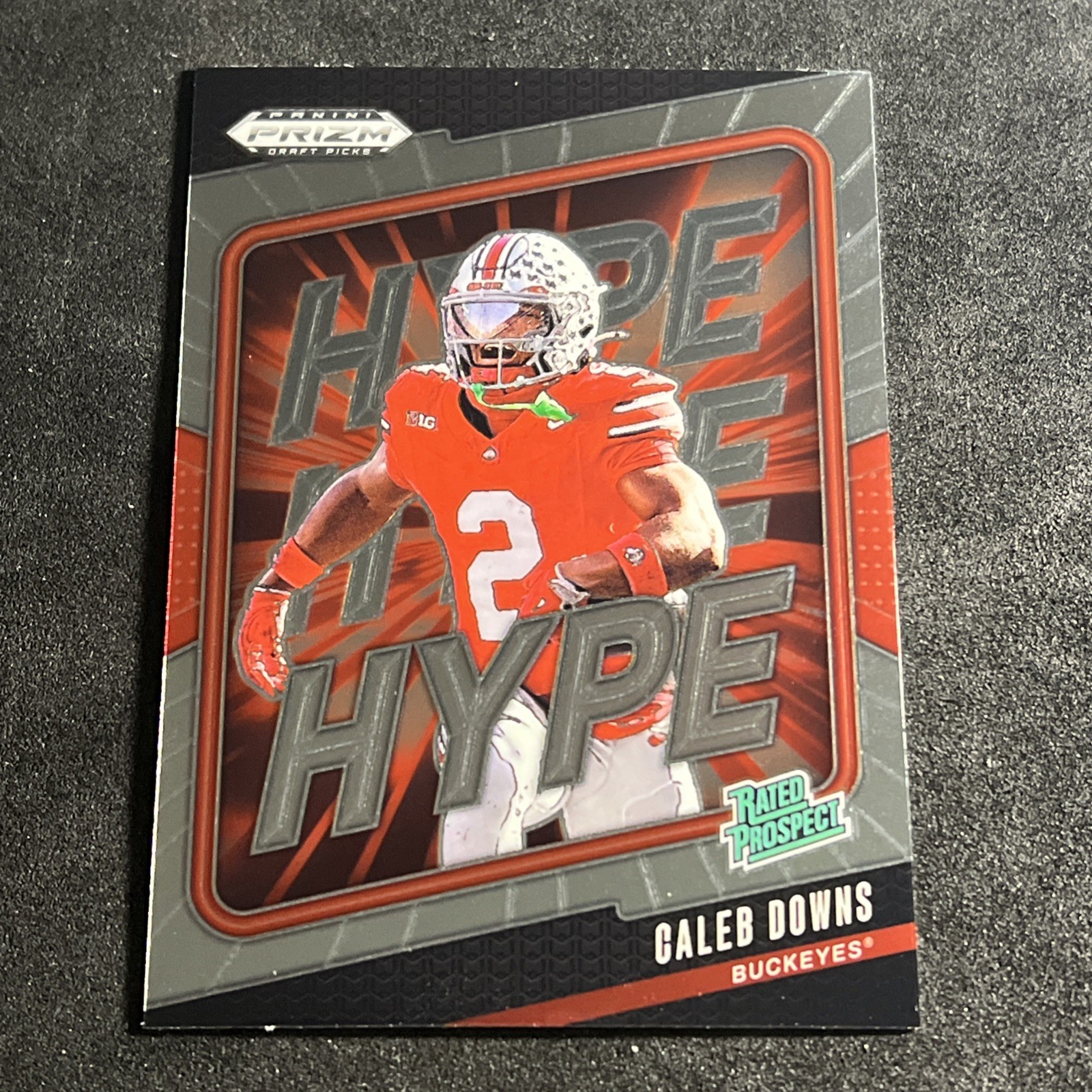 CALEB DOWNS Rated Prospect Hype 2025 Panini Prizm Draft Football #21
