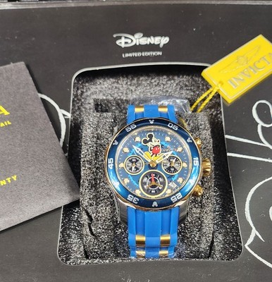 Disney Invicta Limited Edition Mickey Mouse Watch NIB!