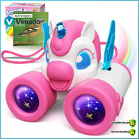 Einhorn Fernglas Kinder Mit Vogelbuch Outdoor Spielzeug FüR MäDchen 3-9 Jahre