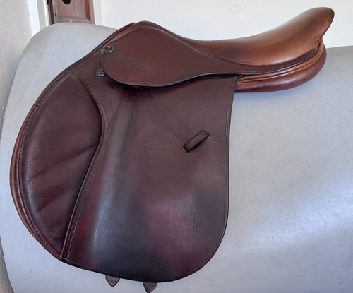 18" Tad Coffin A5G Performance Saddle - Grain / Calf
