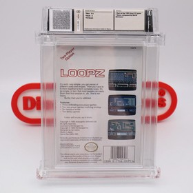 NES Nintendo Game LOOPZ - WATA GRADED 9.6 A! NEW & Factory Sealed with H-Seam!