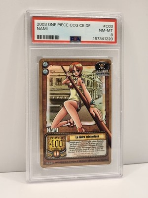 Nami PSA 8 2003 One Piece CCG | #C03 Italian ITA PSA Mislabel DE Vintage Bandai