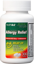   Allergy Relief  Cetirizine 10Mg  All Day Allergy Relief  Indoor  Outdoor 