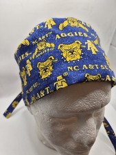 NCAA NORTH CAROLINA A T AGGIES Handmade SURGICAL SCRUB CAPS