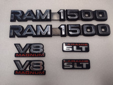 94-01 Dodge Ram 1500 Emblem V8 Magnum Slt Logo Badge Side Door Fender 1994-2001